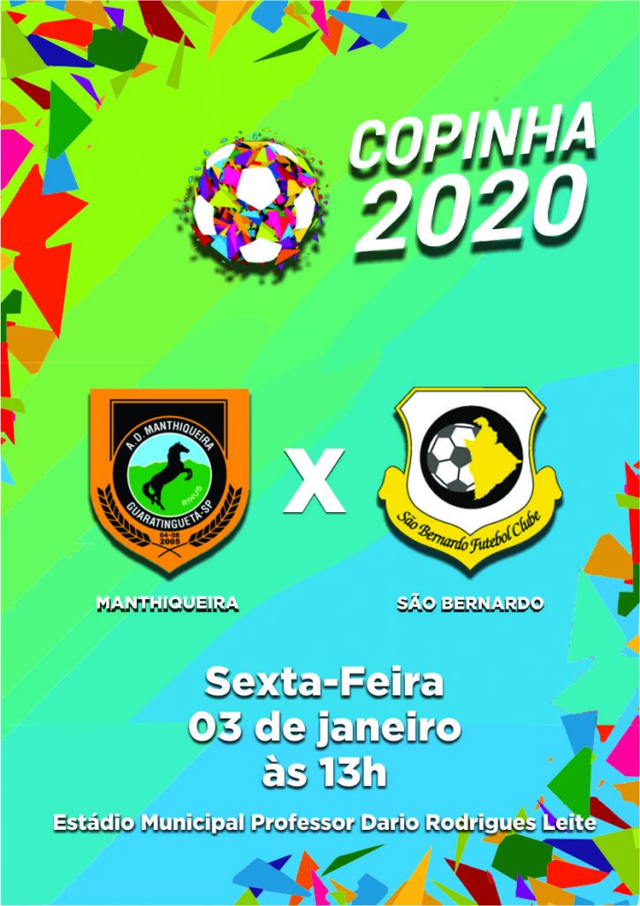 1º JOGO DA COPINHA 2020 Prefeitura Estância Turística Guaratinguetá