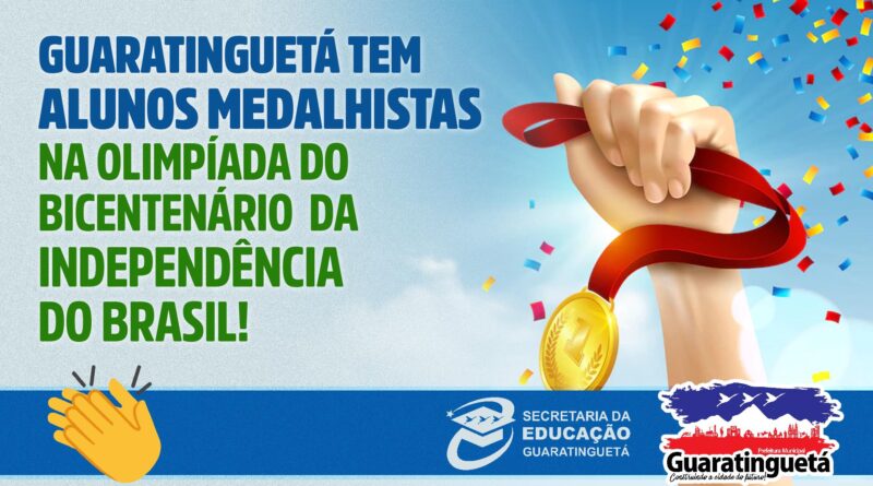 Guaratinguetá tem aluno medalhista da rede municipal na 17ª OBMEP