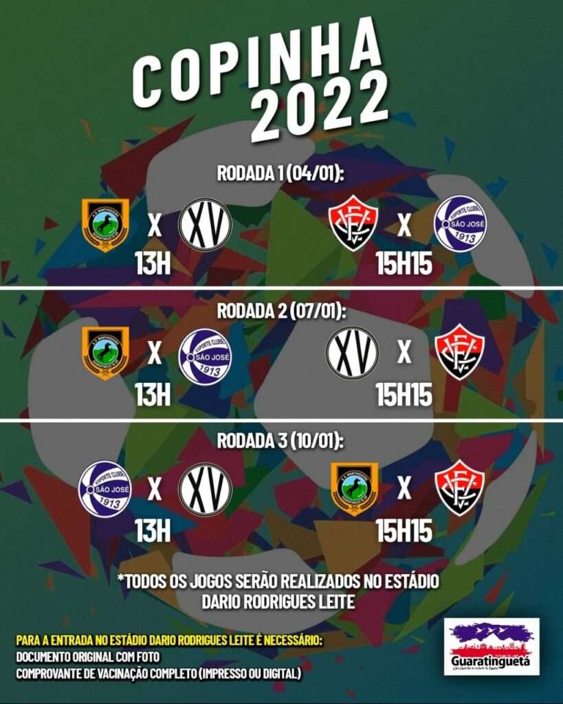 Venha assistir aos jogos da Copa São Paulo que se inicia amanhã