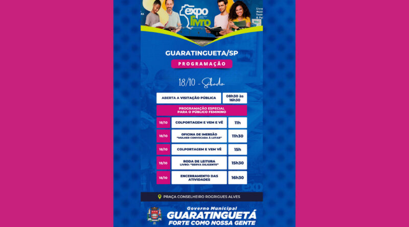 Carreta ExpoLivro terá programação especial para as mulheres 💐
